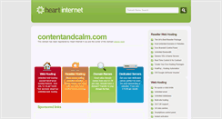 Desktop Screenshot of contentandcalm.com